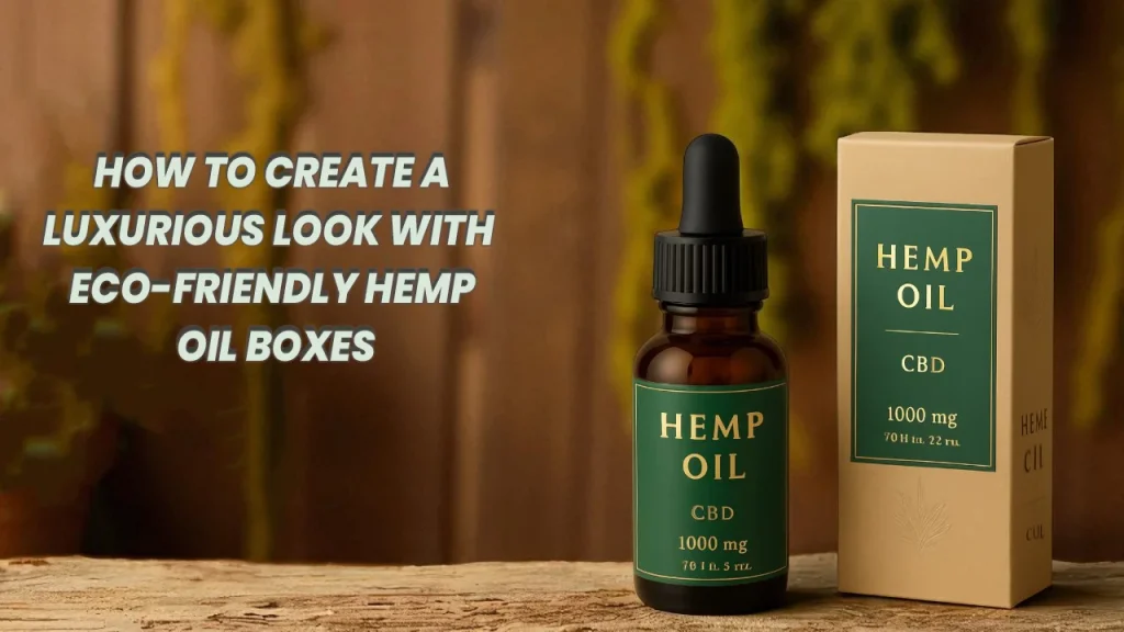 Eco Friendly Hemp Oil Boxes