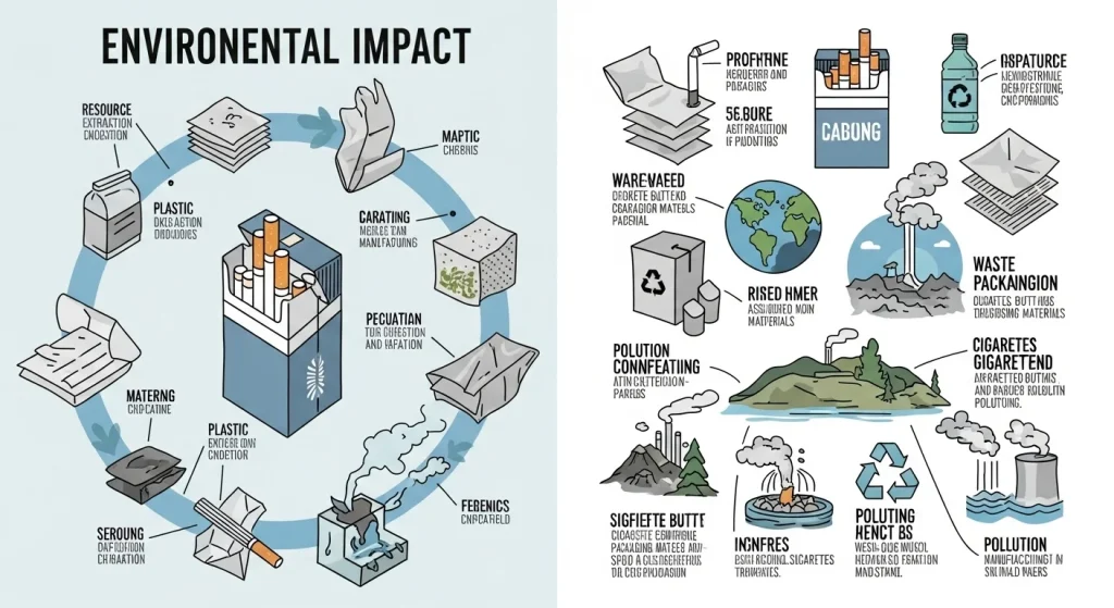 Environmental Impact of Cigarette Packaging
