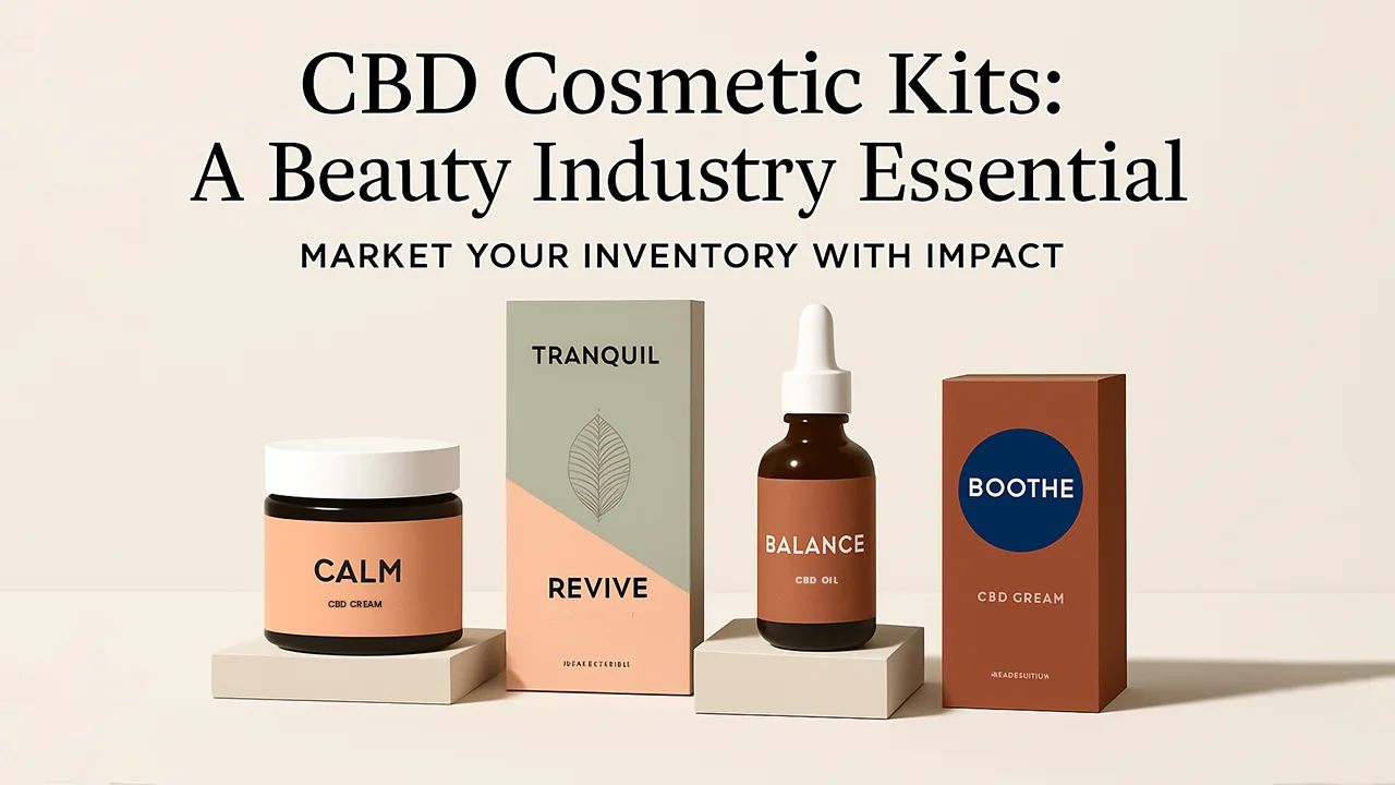 CBD Cosmetic Boxes for Promotional Kits