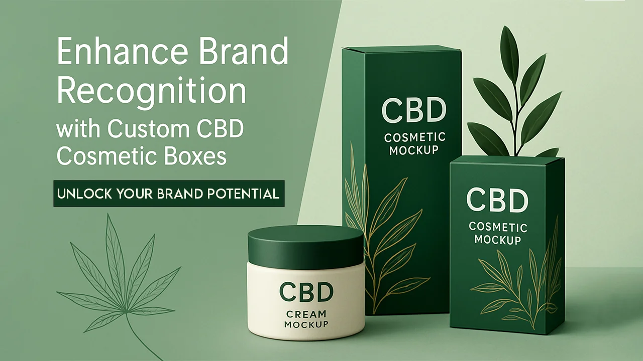 Custom CBD Cosmetic Boxes for Brand Recognition