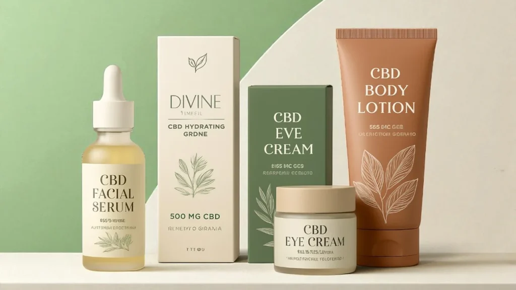 Reusable CBD Cosmetic Gift Boxes