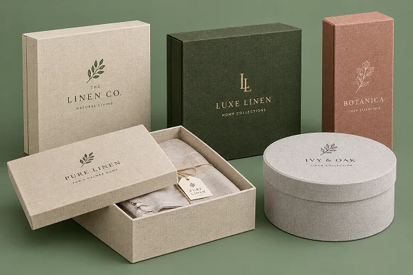 Custom Linen Boxes